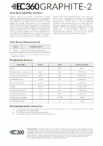 EC360® GRAPHITE-2 EC360® GRAPHITE-2 Ficha técnica del almohadilla térmica